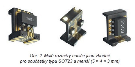 Nosiče součástek nahrazují ohebné DPS 1